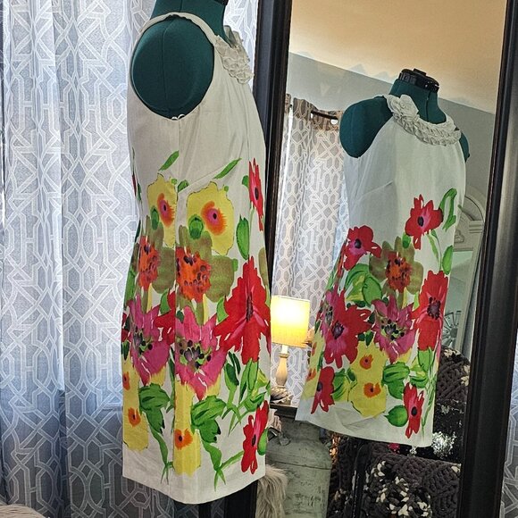 Sophia Christina Floral Halter Dress – Size 6 - Picture 4 of 6